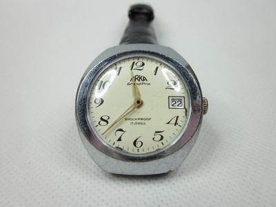 ARKA GRAND PRIX ARMBANDUHR MECHANISCH 17 JEWELS HANDAUFZUG LÄUFT VINTAGE