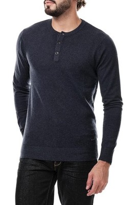 Hope N Life Kuro Herren Pullover klassisch navy blau S