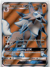 Lycanroc GX Full Art Holo Ultra Rare SM Burning Shadows 136/147 NM on eBay