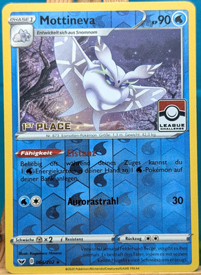 POKEMON - League Challange - Mottineva (Reverse) 1. Platz - 064/202 - deutsch
