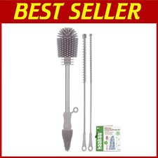 Baby Bottle  Breast Pump Cleaning Set - Suva Grey Silicone