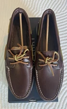 SPERRY Men's Brown Leather Boat Shoes Size 11 Wide. NEW NIB Retail $140