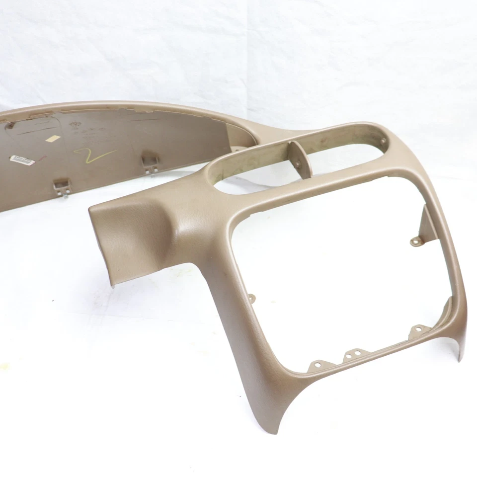 1995-00 Dodge Stratus moldura acabamento em torno do pedômetro painel surround fabricante de equipamento original marrom - Imagem 4 de 4