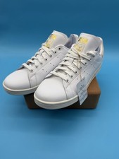 Adidas Originales Stan Smith Tenis Blanco Dorado Beige Hombre EE. UU. 8 Mujer’s EE. UU. 9