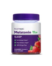 Lot of 4 Natrol Melatonin Gummies Strawberry 10mg 90ct EXP:6/26-6/27