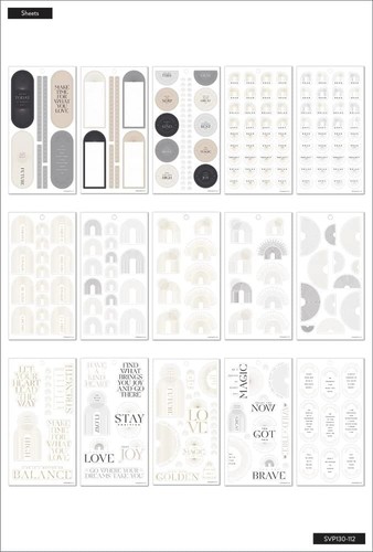 The Happy Planner Radiate Sticker Book – 571 Stickers - Picture 5 of 5