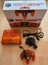 Nintendo 64 N64 Fire Orange Console FULLY BOXED & COMPLETE - VGC -FUNTASTIC PAL