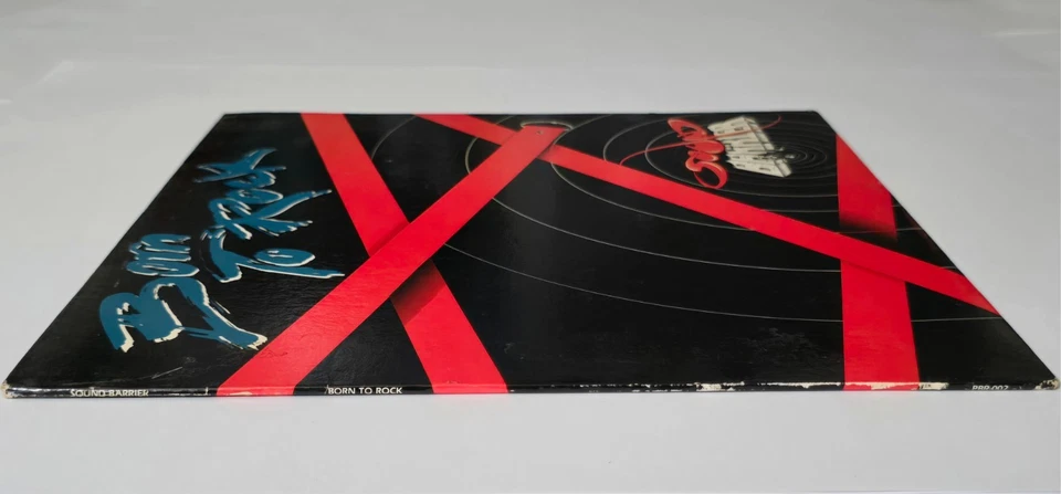 SOUND BARRIER BORN TO ROCK 1984 LP COLOR VINYL HEAVY METAL HARD ROCK PIT BULL ep Foto 4 de 4