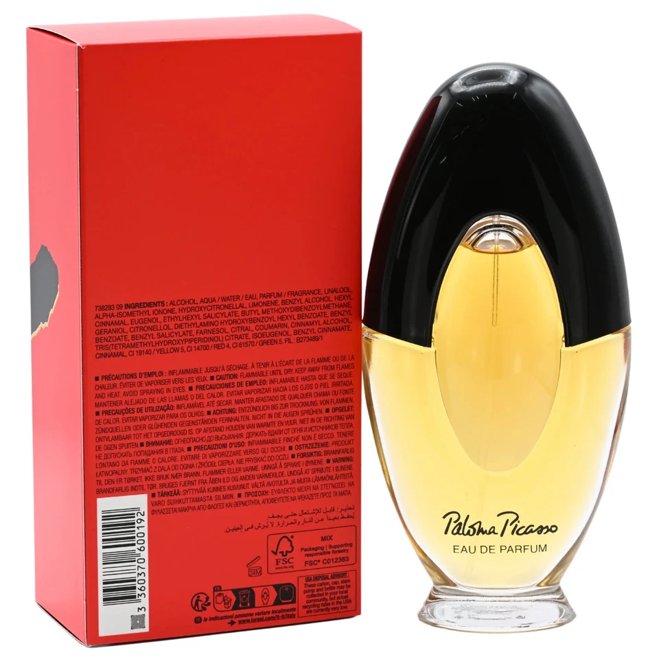 Perfume Paloma Picasso 3.3/3.4 OZ eau de parfum para mujer NUEVO EN CAJA Foto 4 de 4