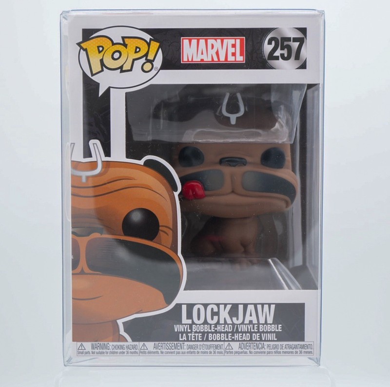 Funko Pop! Marvel Lockjaw #257 – Brand New + Pop Protector