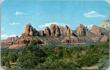 Fronske Studio Postcard Sedona Arizona Red Sandstone Cliffs Oak Creek B64