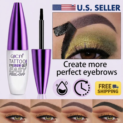 Tattoo Peel-Off Semi-Permanent Brow Tint Waterproof Long-Lasting Eyebrow Gel