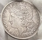 1897-OMorgan $1 Dollar Toned Original Toning Appr. XF