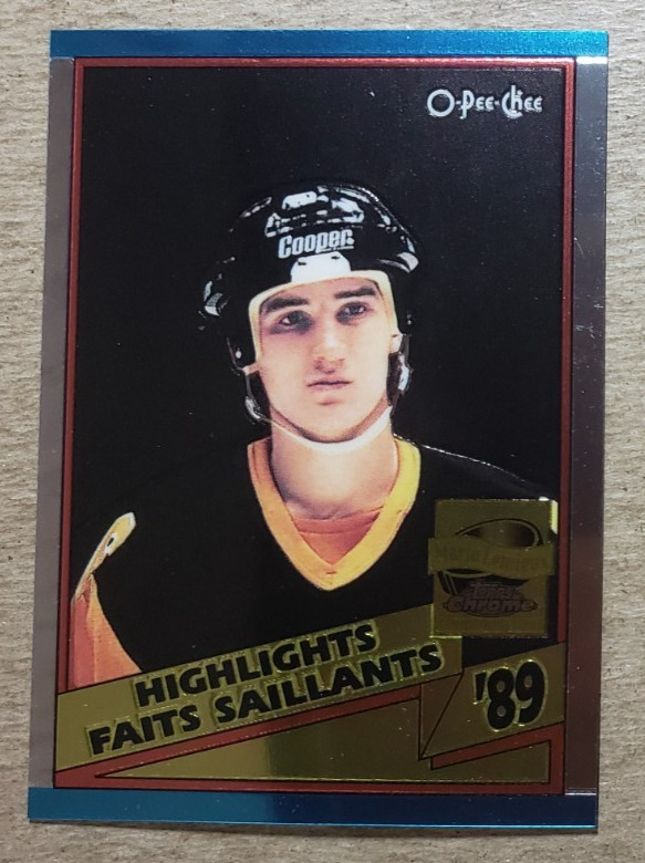 2001-02 Topps Chrome Commemorative Series Mario Lemieux #2 Pittsburgh Penguins