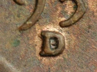 HIGH GRADE MINT ERROR 1950-D  LINCOLN WHEAT CENT RPM#2  AU/RB
