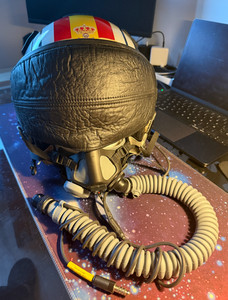Casco de piloto de caza. HGU-55/P. Aviación de la OTAN