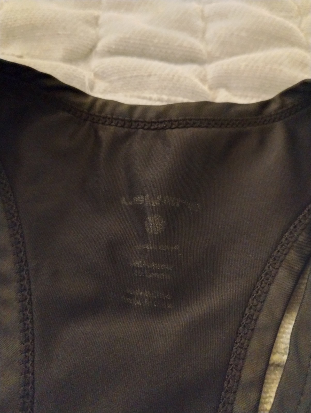 Layer 8 Women's Solid Black Athletic Racerback Ta… - image 6