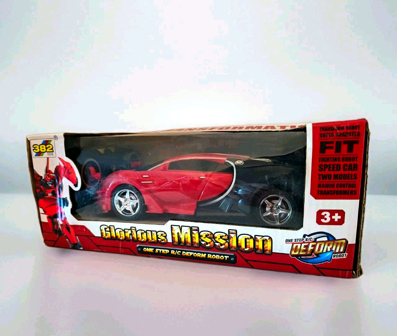 Glorious Mission One Step Rc Deform Robot 1:18 Sc. Roadster/robot