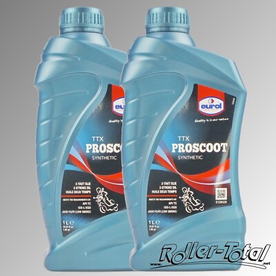 2 x 1L Eurol TTX Prosoot Synthetisches Zweitaktöl zwei 2 Taktöl 2 takt mischöl  