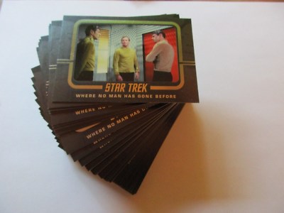 Star Trek TOS Captains Collection Where No Man Has Gone Before Uncut Insert Set