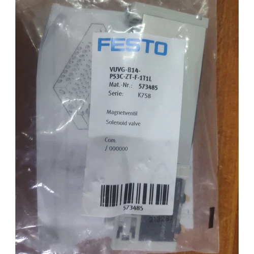 Festo VUVG-B14-P53C-ZT-F-1T1L 573485 Solenoid Valve New One VUVGB14P53CZTF1T1L - Picture 1 of 4
