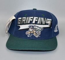 Grand Rapids Griffins IHL Vintage Logo Athletic Snapback Cap Hat - NWT