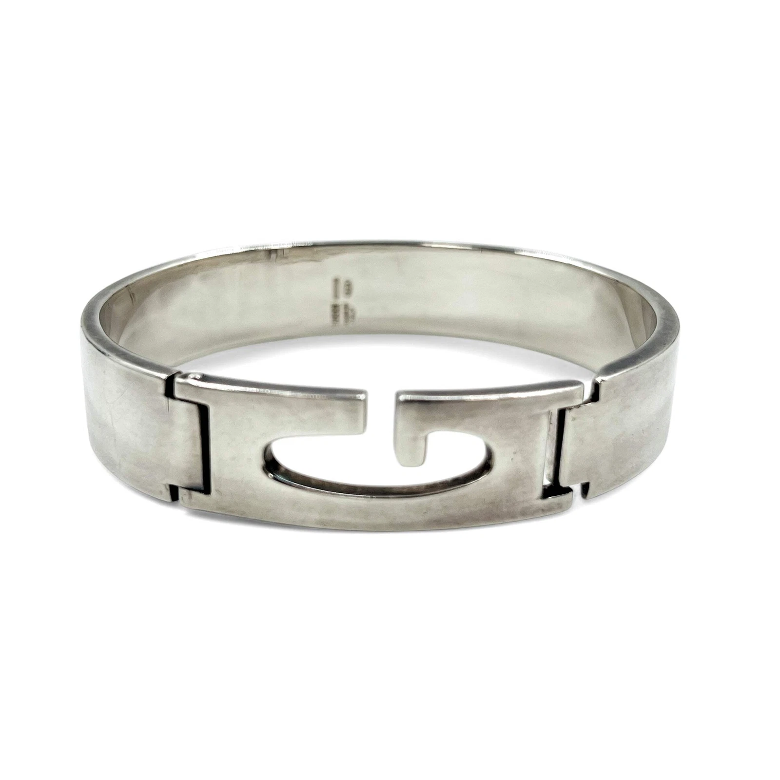 Bracelet en argent 925 découpe G fabriqué en Italie GUCCI