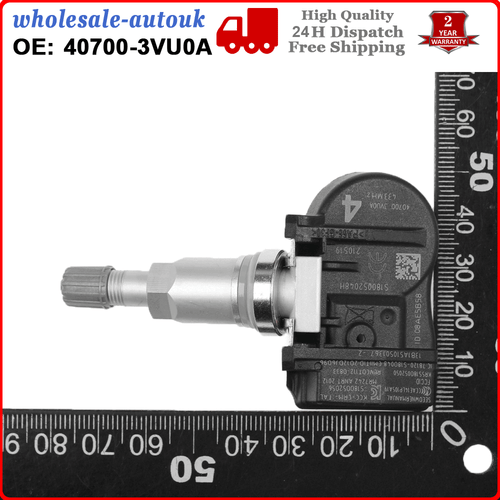 FOR Nissan Renault WHEEL CAR TPMS TIRE PRESSURE SENSOR 407003VU0A Monitor System - Picture 8 of 8