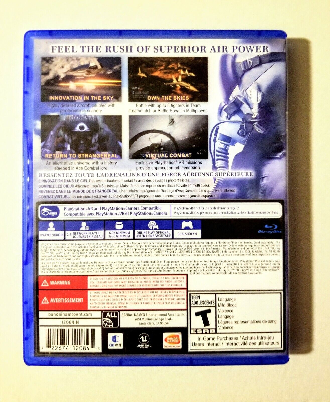 Ace Combat 7: Skies Unknown - Unexpected Visitor Box Shot for PlayStation 4  - GameFAQs