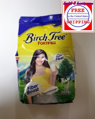 Birch Tree Fortified Powdered Milk 300 grams with Inulin Fiber FREE