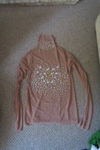 sheer rhinestone top