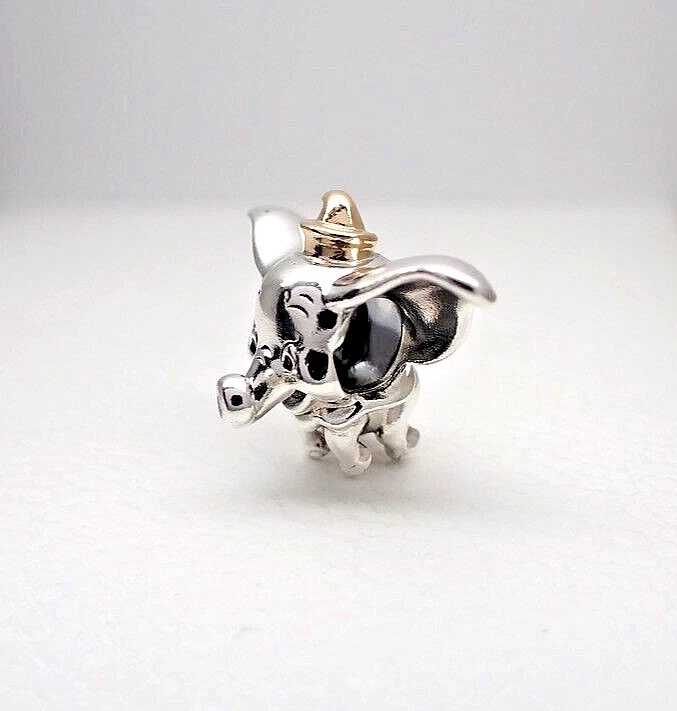 Authentic Pandora 792748C01 Disney 100th Anniversary Dumbo Dangle Charm