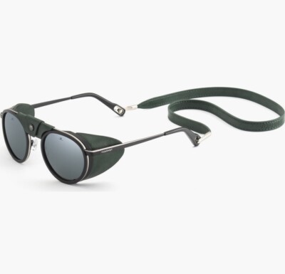 Vuarnet Sunglasses Glacier VL2110 Black Titanium Green 52 mm Gray James Bond