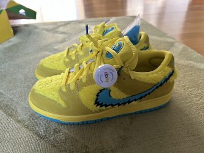 Nike SB Dunk Low Grateful Dead Bears Opti Yellow US8.5