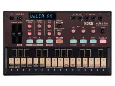 KORG Volca FM 2 Synthesizer Digital Battery Operated Built-In Speaker Black Box 