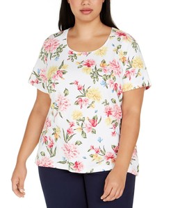 white top with yellow flowers