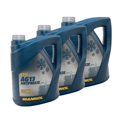 Frostschutz Konzentrat 3 X 5 Liter MANNOL Kühler Antifreeze AG13 grün -40°C G13
