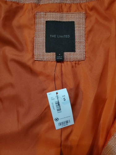 The limited Orange Tweed Jacket/Blazer NWT small - Picture 3 of 6
