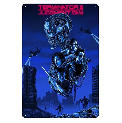 Terminator 2 Judgement Day Film Metall Poster Blechschild - 20x30cm Platte