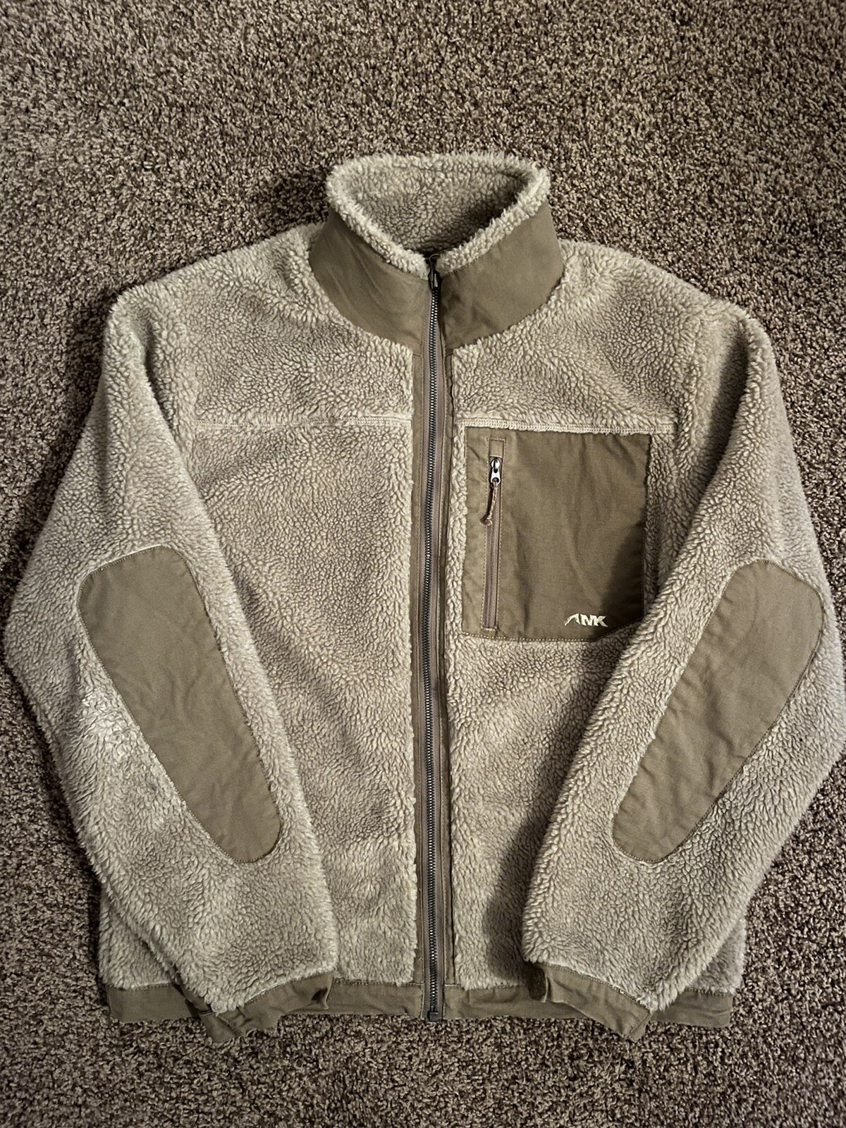 Deep Pile Fleece Jacket Retro. Small 
