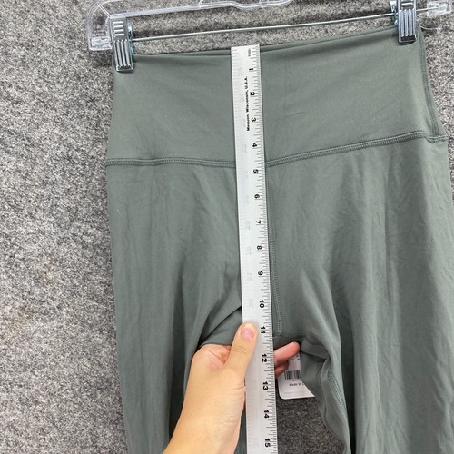 New CRZ YOGA Activewear Leggings Women S Small Gray High Rise Capri Pull On - Picture 6 of 11