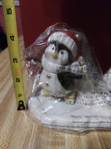 Vintage Lenox Christmas PENGUIN Chilly Chap Votive Holiday Candle Holder. - Picture 11 of 12