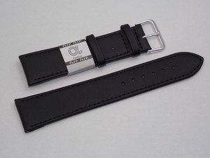 Cinturino vera pelle Nero piatto Extra lungo Leather strap XXL Black orologi  | eBay
