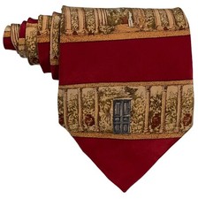 UNICEF Northern Landscape 100 SILK Men  s Designer Unique Tie 60  X 3.75  