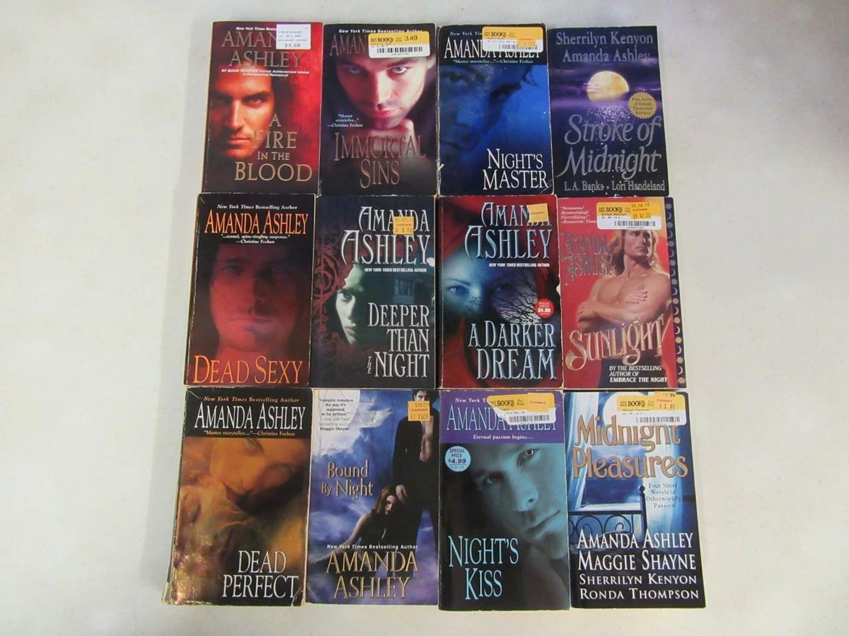 BIG Lot (12) AMANDA ASHLEY PARANORMAL ROMANCE Books, Immortal Sins, NIGHT'S  KISS | eBay