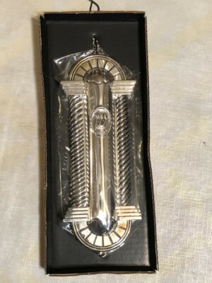 Silver Plate Mezuza Case for 4  Scroll, Free Shipping