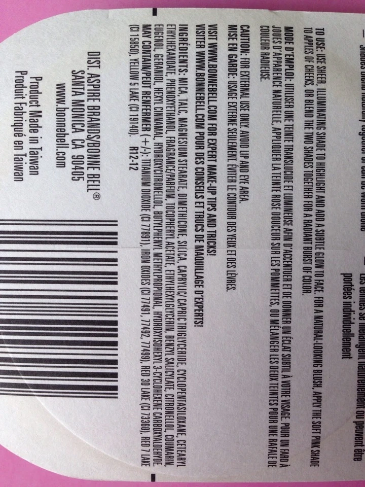 Bonne Bell Blush'nglow Illuminating Powder Blush. Pink (in Sun Blushed Rose) - Image 3 of 4