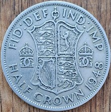 1948 King George VI Cupro-Nickel Half Crown Great Condition