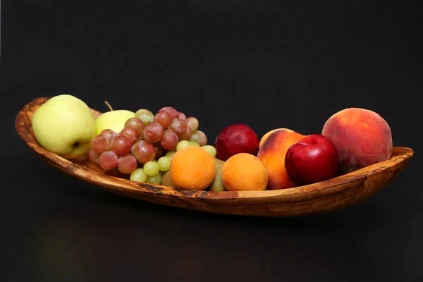 Unique Long Wooden Serving Platter for Bread