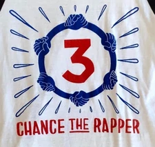 Chance the Rapper T Shirt Hip Hop T Shirt R&B T Shirt Mens Med Concert T Shirt